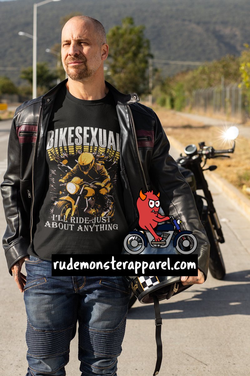 Rude_Monster69's tweet photo. Bikesexual. I'll Ride Just About Anything. FREE shipping to North America!
https://t.co/c2VeY4yRRG
#bikesexual #bisexual #lgbt #lgbtq #lgbtcommunity #harleydavidson #harkeydavidsonmotorcycles #motorcyclelife #motorcyclemafia #rideordie #livetoride #biker #bikersofinstagram https://t.co/feQ6FTLWyQ