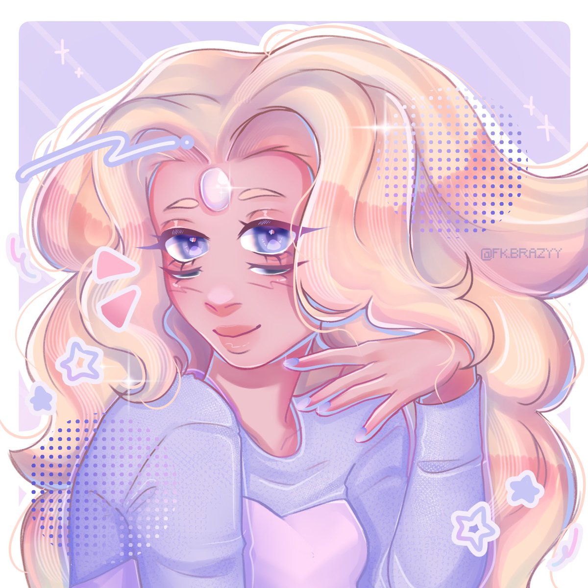 #StevenUniverse #PinkDiamond #stevenuniversefanart #pearl #ArtistOnTwitter #animecore 

Rainbow quartz fanart!!