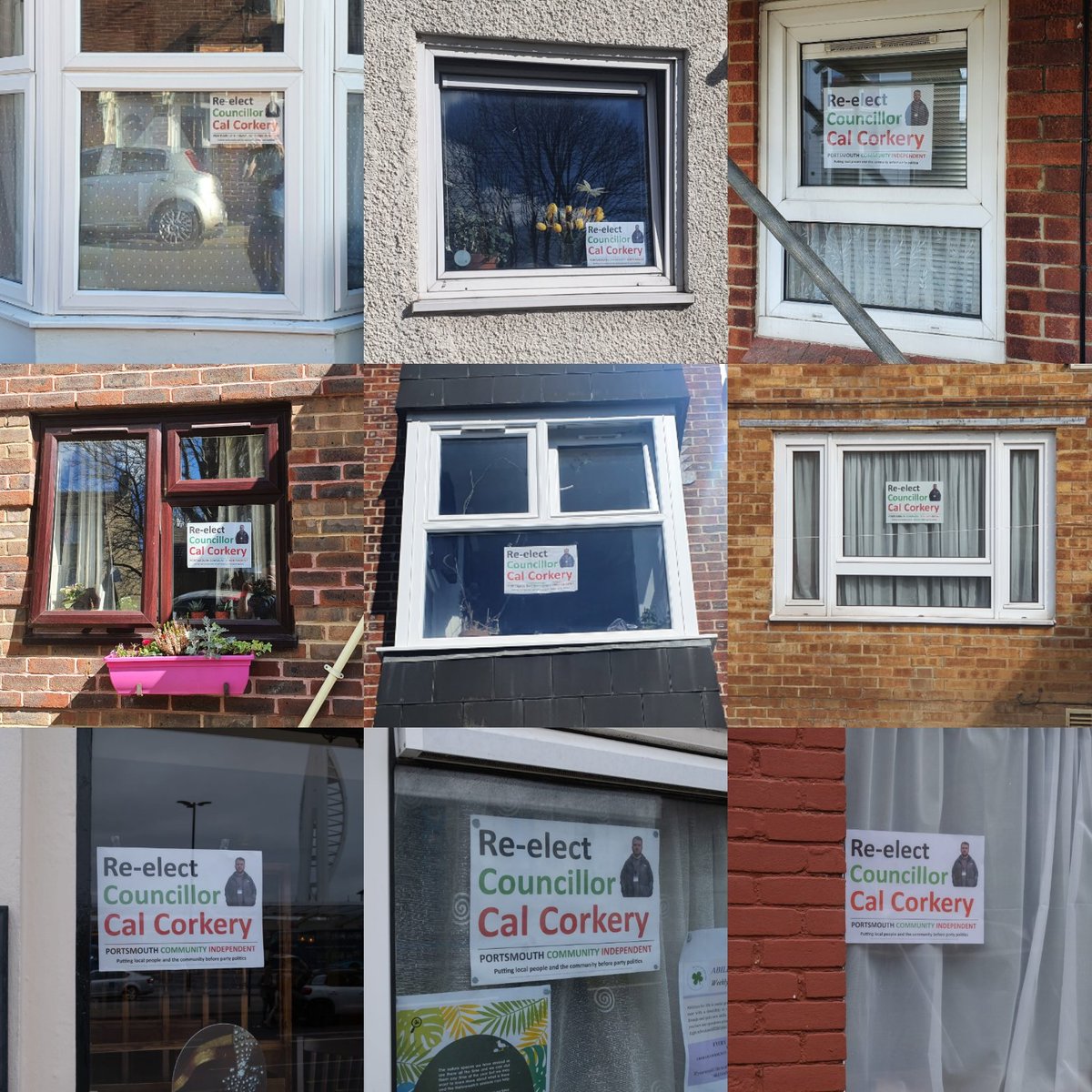 CalCorkery's tweet photo. Lots of #ReElectCal posters starting to pop up in homes and local businesses across Portsea, Landport, Buckland and Somerstown.
If you'd like a poster to display in your window or block, let me know and I'll drop one round! https://t.co/GNb3Z7Rhnq