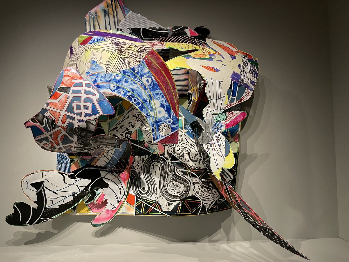 XineYaoPhD's tweet photo. Frank Stella’s The Pitchpoling (D-17, 2X) inspired by the chapter of the same name in Moby-Dick perhaps also more recently known as the winner of the @C19Americanists March Madness bracket 😝
#c19amlit https://t.co/4DYyuRHtCr