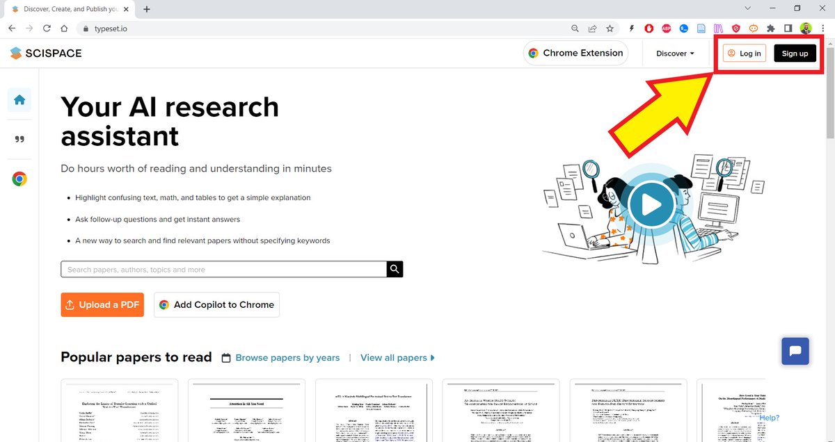 pdnaeem's tweet photo. SciSpace is an AI-powered tool that will make reading research papers easier and faster. It's like ChatGPT for research papers.

Simply upload a paper and start asking it questions.

Best part: it's totally FREE!

#AI #Research #ArtificialIntelligence #chatgpt4 #ChatGPTPlus https://t.co/5BLq5hC0se