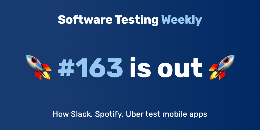 QANewsletter's tweet photo. Hey, testers! 🙂

The 163rd issue is out: https://t.co/HMaLRESdE3

Congrats @testableapple, @j19sch, @NicolaLindgren, @itzysabo, @daniel_delimata, @wuigprescott, @Beth_AskHer, @LongEarDev, @mingyli, @caroramirezn, @braakmanwessel, @buckwildwang and more!

#SoftwareTesting #QA https://t.co/UTqrRFChZM