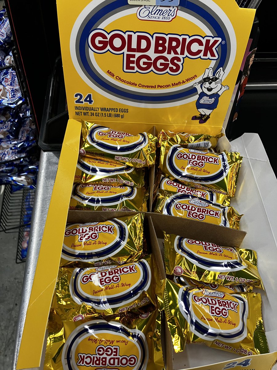 CulinaryWoman's tweet image. I was only going to buy Gold Brick eggs but Ginger @BreauxMart on Magazine convinced me to get all the flavors. My friends will get Easter treats! !