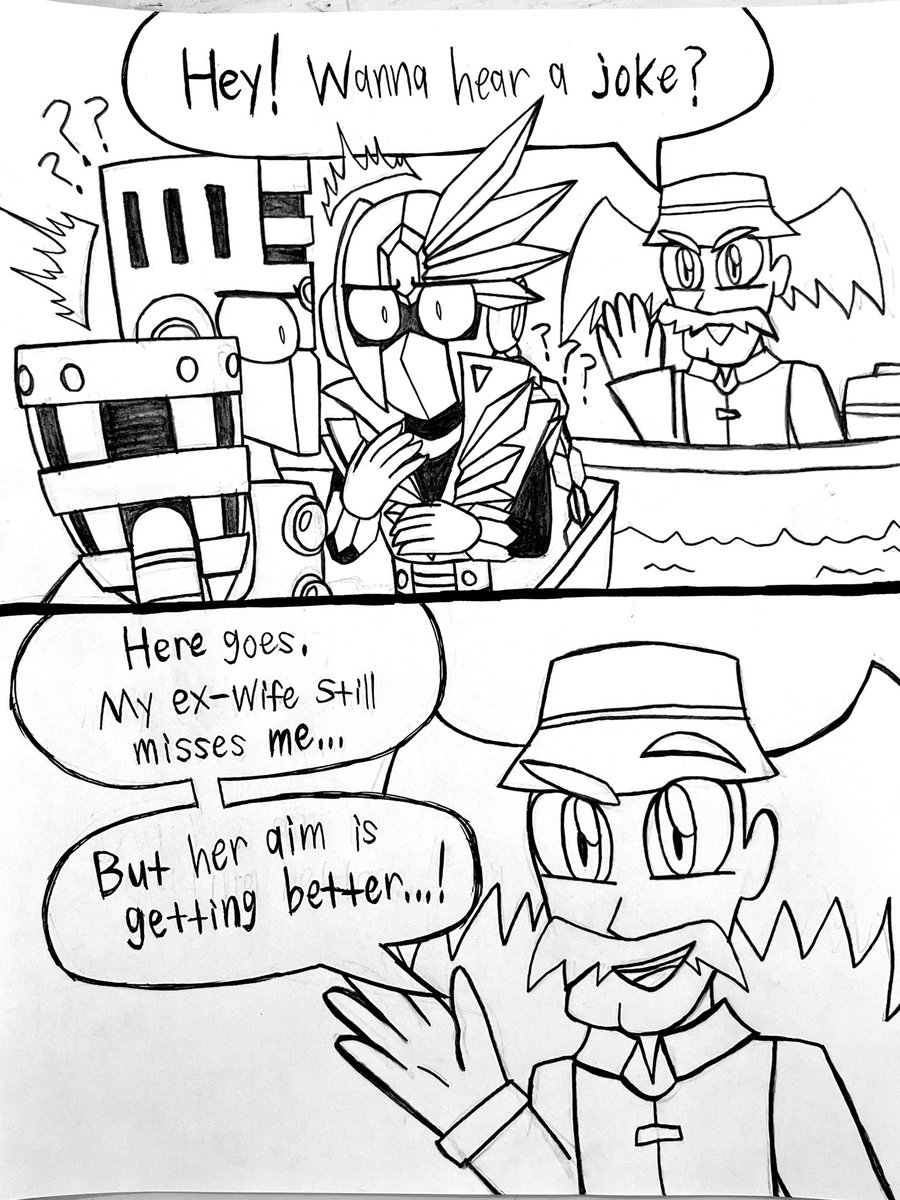 connie1189's tweet photo. Gravity Falls reference!!! 😆

✨🔥Torch Man’s proposal 💍✨ …but then Wily ruined their moment. 

#MegaMan #MegaMan11 #RockMan #RockMan11 #TundraMan #TorchMan #rockmanfanart #megamanfanart #robotmaster #megamanclassic #ロックマン #ロックマン11 https://t.co/f07GUVALZd
