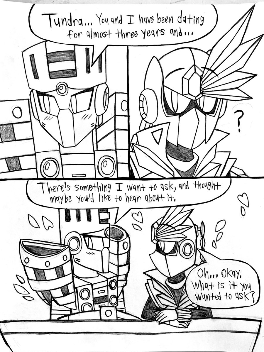 connie1189's tweet photo. Gravity Falls reference!!! 😆

✨🔥Torch Man’s proposal 💍✨ …but then Wily ruined their moment. 

#MegaMan #MegaMan11 #RockMan #RockMan11 #TundraMan #TorchMan #rockmanfanart #megamanfanart #robotmaster #megamanclassic #ロックマン #ロックマン11 https://t.co/f07GUVALZd