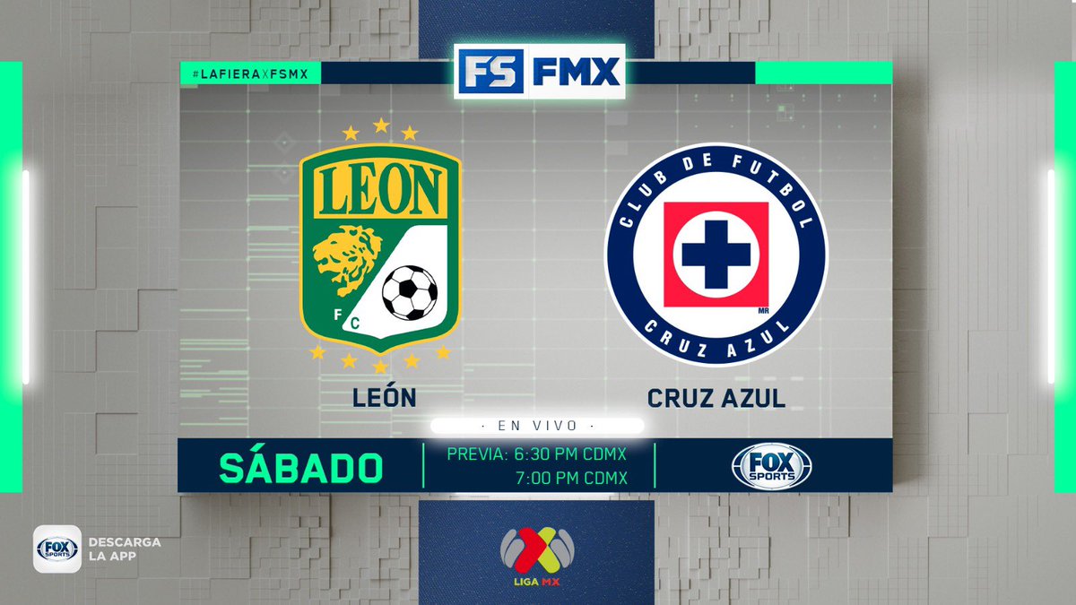 andremarinpuig's tweet photo. PARTIDAZO
Hoy, León 🆚 Cruz Azul. Desde las 6:30pm MEX por @FOXSportsMX. #LaFieraxFOX https://t.co/ycXh5i6lpf