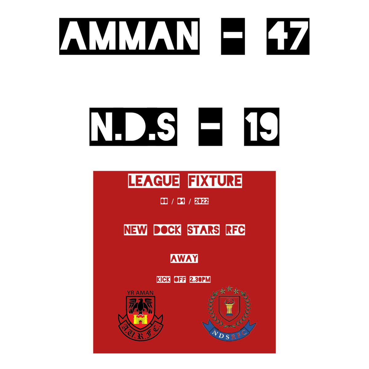 AmmanUnitedRFC's tweet photo. Final score from today’s game v New Dock Stars ⭐️. 

Man of the Match went to @evans15298  🏅 https://t.co/A6Bx1TNiHg