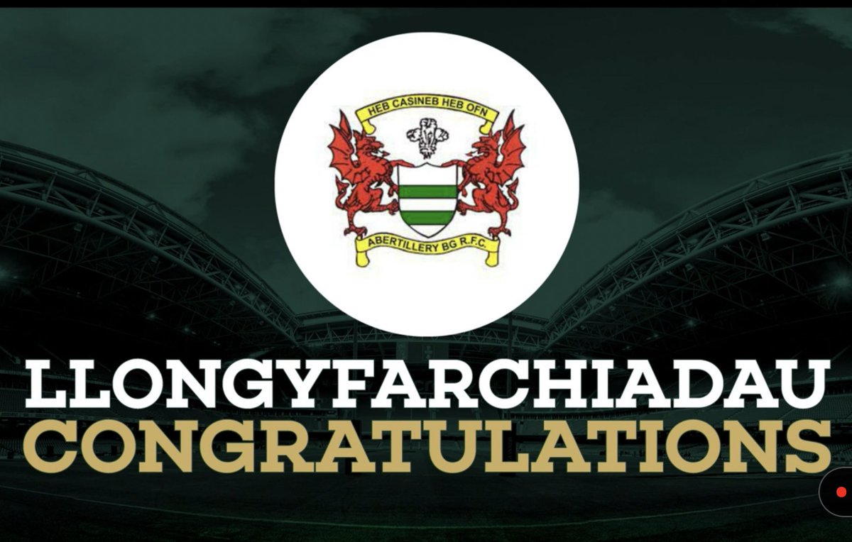 Congratulations <a href="/Abertillery_BG/">Abertillery BG RFC</a> 
Clarkey will be so proud!
#GreenArmy #Respect