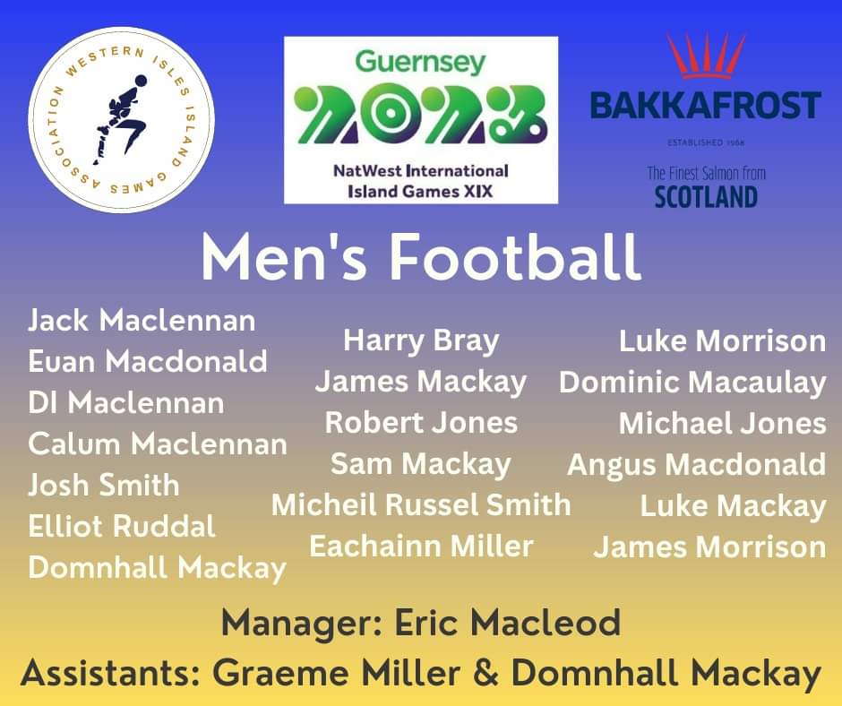 EriskayFC's tweet photo. We're incredibly proud that local athletes Dominic MacAulay and Kyla Mackinnon have been selected for the Western Isles Island Games teams to compete in Guernsey this summer!

The club have agreed to help both with the expenses involved with participating and we have also (1/2) https://t.co/55XD5JSNz7