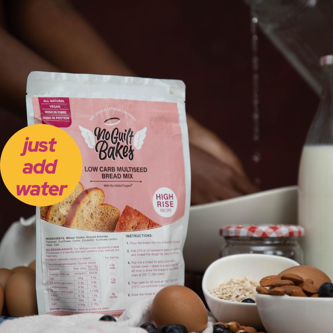 noguiltbakes's tweet photo. One thing everyone loves about the NGB Multiseed bread mix is,
Just Add Water!
It's as simple as it sounds.

#ketosis #lifestyle #snacks #spring #desserts #ketopancake #lowcarb #noaddedsugar #brunch #healthyliving #londoneats #biscuits #water #bread #breakfast https://t.co/G8DK7TssMS