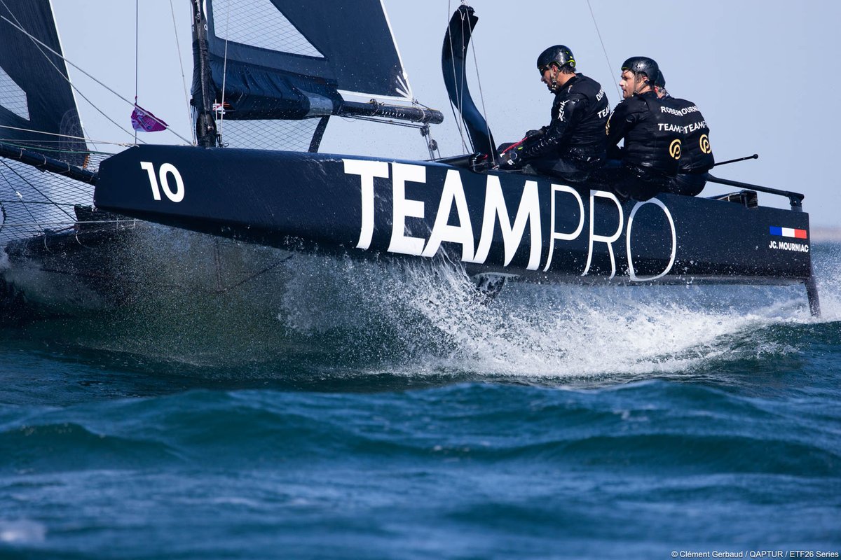 TEAM PRO is leading on this second day of Spi Ouest France ! Followed by Live Ocean 

📷 <a href="/qaptur_prod/">Qaptur</a>