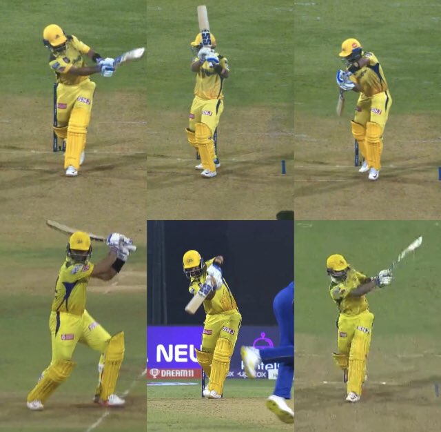 𝟔 𝟒 𝟒 𝟒 𝟒 𝟏 𝟔

𝐌𝐮𝐦𝐛𝐚𝐢-boy 𝐀𝐣𝐢𝐧𝐤𝐲𝐚 𝐑𝐚𝐡𝐚𝐧𝐞 is toying with Mumbai Indians' bowlers at Wankhede. 🤠🤠

#Rahane #CSKvMI