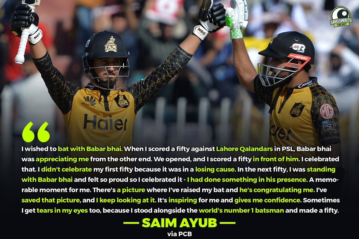 Saim Ayub ❤️

#HBLPSL8 | #BabarAzam𓃵