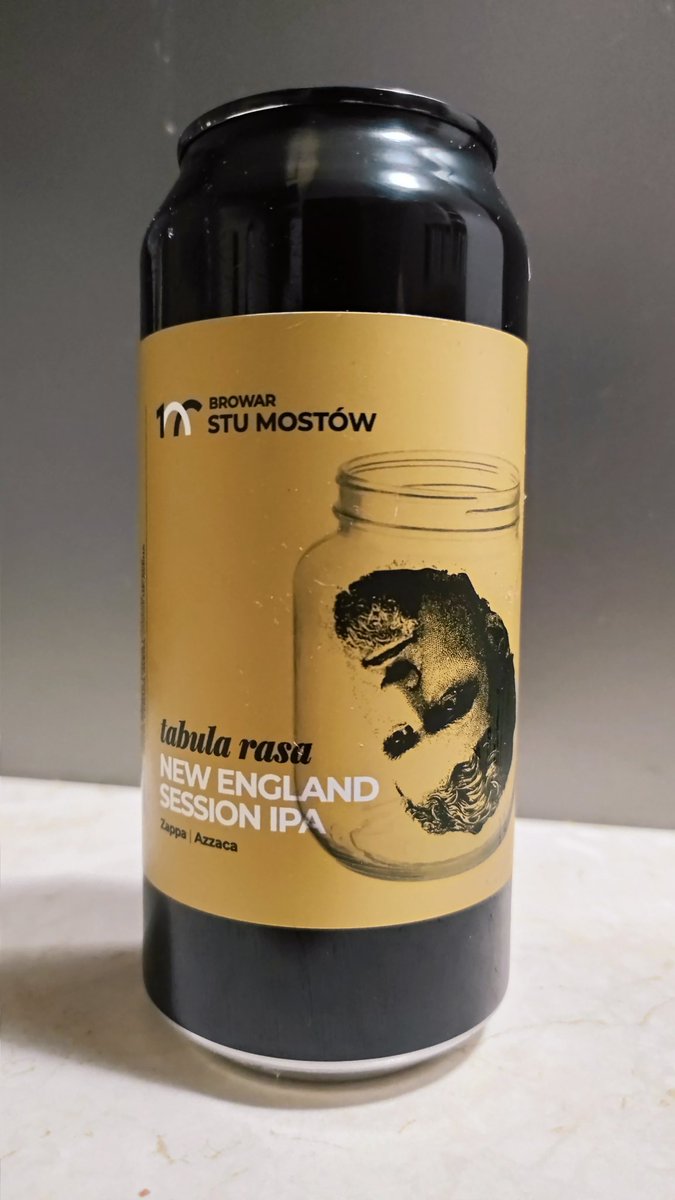 BojanowskiMarek's tweet image. #263
🍺 Tabula Rasa
🇵🇱 Browar Stu Mostów 
Session NEIPA
Alk. 5.0%
Ekst.wag. 12.0
3.5/5
#craftbeer #polishbeer #SessionNEIPA #NewEngland #piwokraftowe #browar #StuMostów #beergeak #beerpics #wroclaw
@BrowarStuMostow