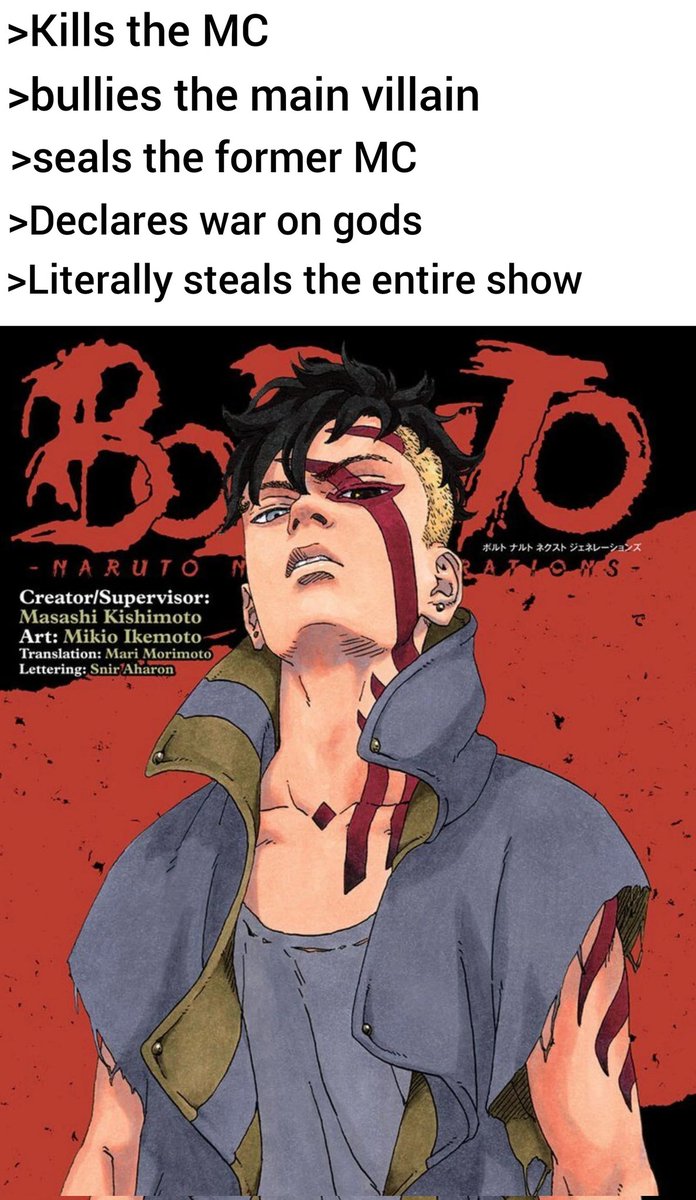 venom01985379's tweet photo. No one is doing it like kawaki rn. Best new gen deuteragonist for a reason
#boruto293
#Kawaki
#boruto https://t.co/OBkKwqb6oZ