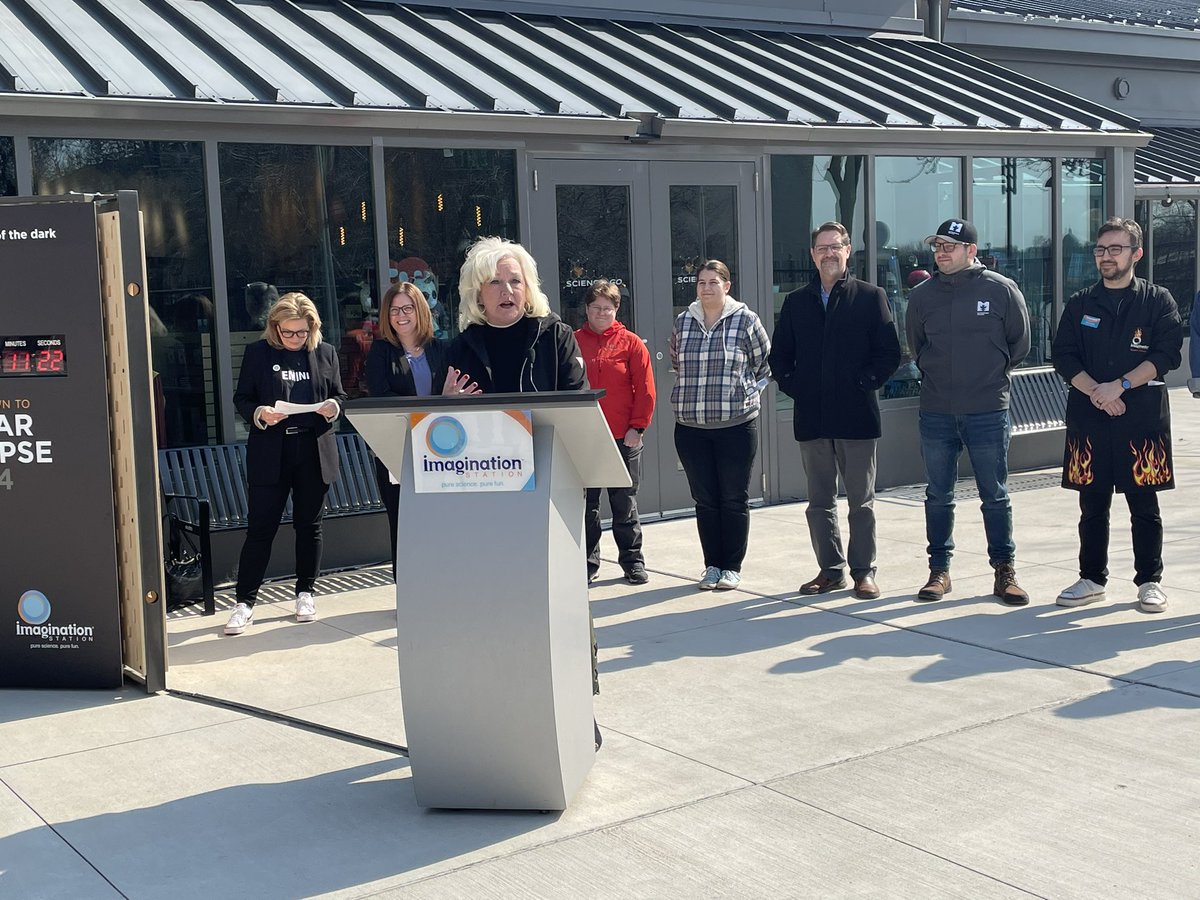 The kick-off to the April 8, 2024 total solar eclipse was held at <a href="/ISTscience/">Imagination Station</a>. Let’s celebrate, educate, and experience this once in a lifetime astronomical event. #SolarEclipse