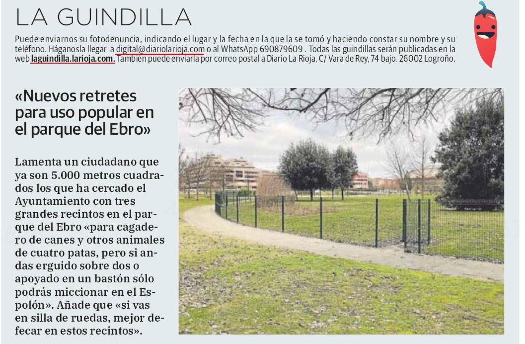 aalvaropalacios's tweet photo. Es evidente que en #Logroño  la falta de aseos públicos es un problema..

Visto en Diario #LaRioja  @lariojacom https://t.co/P41w8SUCSN