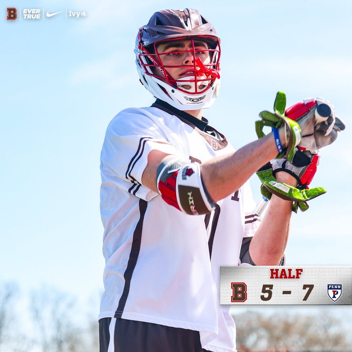 Brown Men's Lacrosse on Twitter "Halftime at CLS"