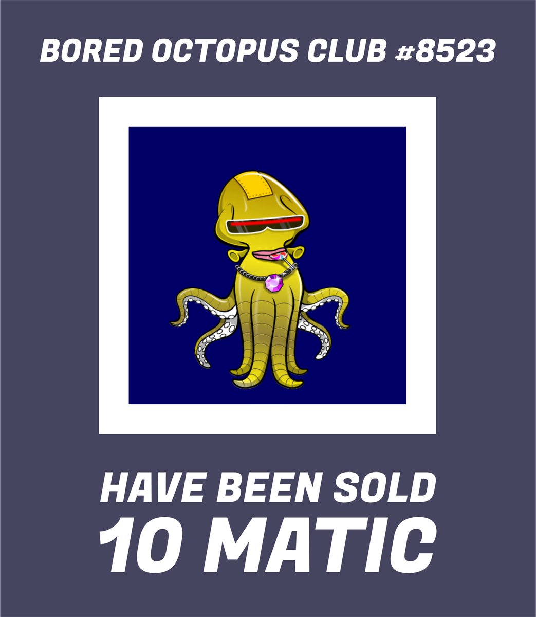 Bored Octopus Club tweet media