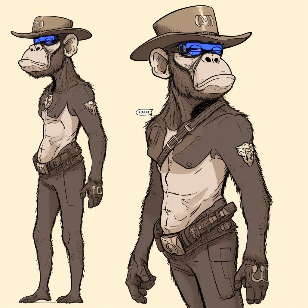 JLPArtsSector's tweet photo. "Watch out for the Ape Sheriff in @BelowBored! ๐ฆ๐ค ๐ต #NFTcollectors #cryptoart #digitalcollectibles #NFTcommunity #apegang #apefamily #BelowBored #NFTdrops #NFTmarketplace #NFTinvestor #NFTinvesting #blockchain #cryptocurrency #digitalassets #collectibles" https://t.co/KBYuqzU26D