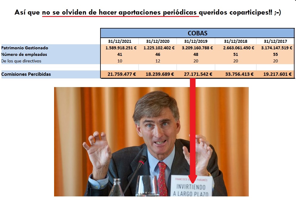 El 60% de la cartera del Buffett español son viejas conocidas que llevan en cartera desde su 1er año en Cobas, su gestora con ya más de 6 años. Según folleto, FI no adecuado para retirarse antes de 5 años: aún sin rentabilidad, pero ahí siguen sus balue "potential" compounders!🙊