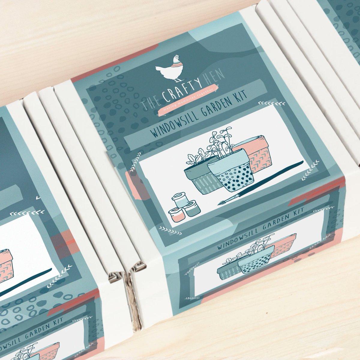 The_crafty_hen's tweet image. 10% off  Floral Wreath, Windowsill Garden and Egg Cup Painting Kits!✨ 

use code CRAFTYEASTER but hurry as this deal ends tomorrow! 

thecraftyhen.co.uk/kits 

#discountcode #craftyhen #craftkit