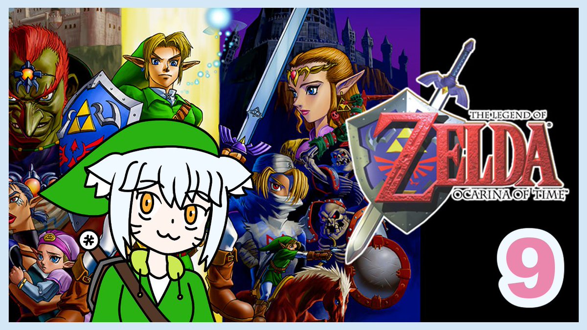 going live now with more ocarina of time! nearing the end, but first we get to listen to the best music in the game a bunch B) twitch.tv/jevaqua #ENVtuber #Vtuber