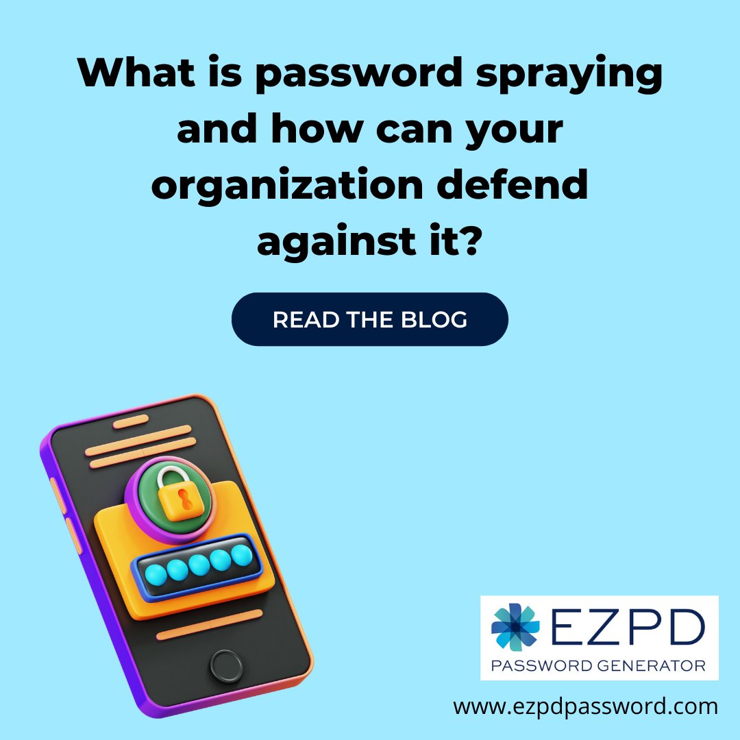 EZPDPassword on Twitter "Password spraying refers to a type of brute