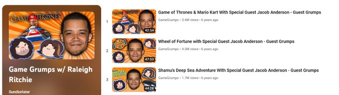 GAME GRUMPS HAD A JACOB ANDERSON/RALEIGH RITCHIE SERIES ?! 👀👀  oh shit I'm really gonna watch GG again