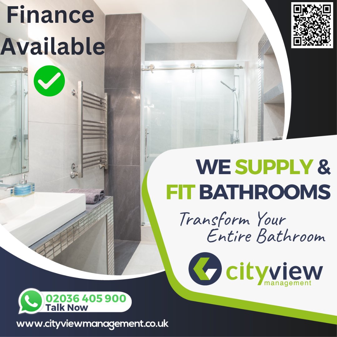 CityViewM's tweet photo. Need a new bathroom / We also offer finance #london #reactivemaintenance #reactive #planned #bathrooms #kitchens #heating #plumbing #gas #electric #carpentry #locksmith #roofing #handyman #refurbishment #plastering #maintenance #decorating #tiling # #pestcontrol #building #EICR https://t.co/yHtNjs0Wml