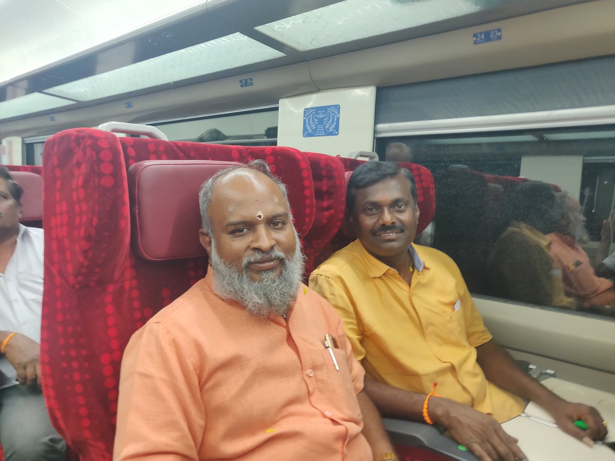 Rajendran_Salem's tweet image. Today Vande Bharath 
#Welcome_Modi