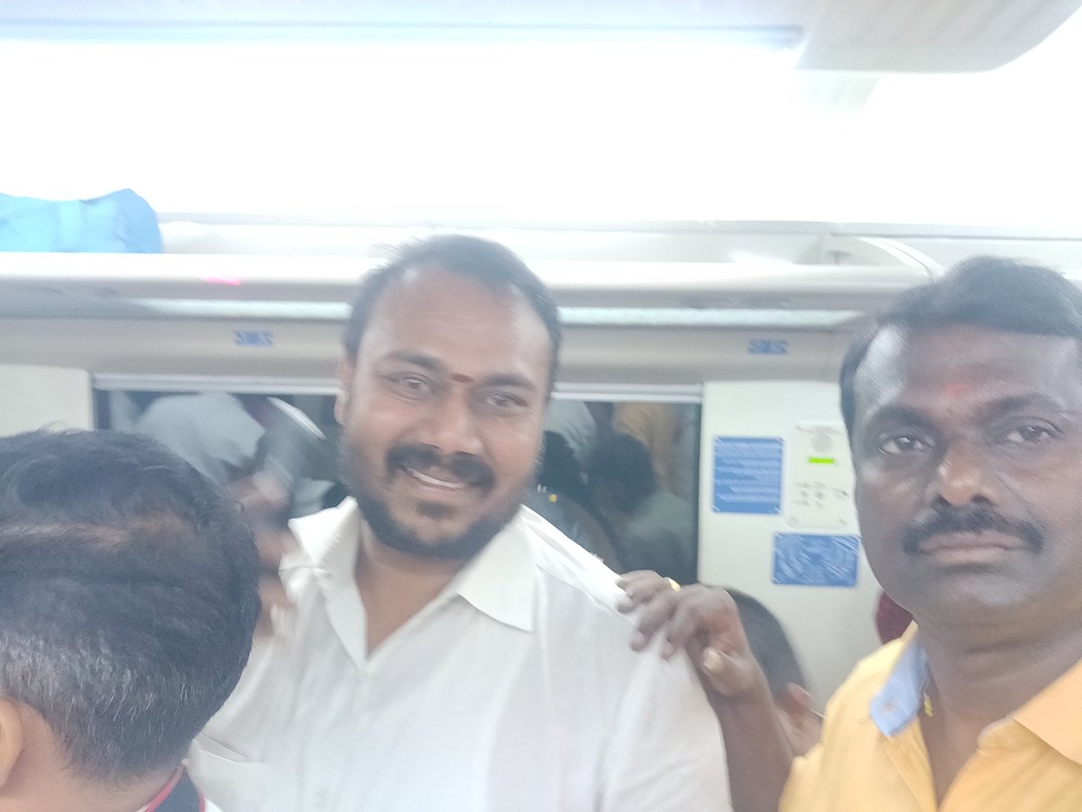 Rajendran_Salem's tweet image. Today Vande Bharath 
#Welcome_Modi