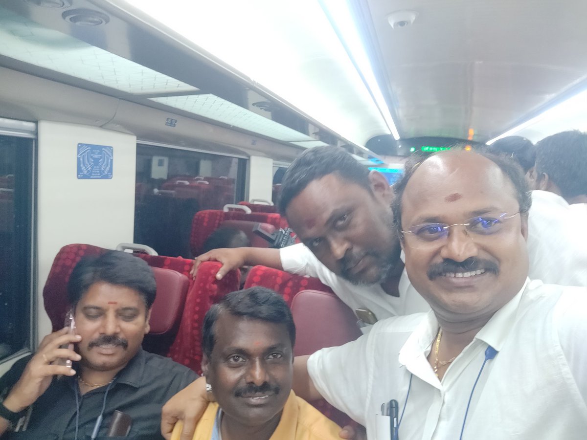 Rajendran_Salem's tweet image. Today Vande Bharath 
#Welcome_Modi