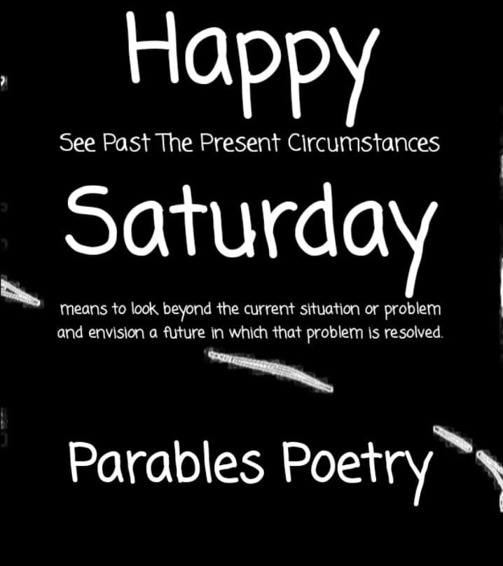 remmaf259's tweet photo. Happy
See Past The Present Circumstances
Saturday
#parablespoetry
#conceptart #poetry #abstractart #visualart
#nft #nftcollector #art #artist #nftart #Promoters #nftcommunity #changeofperspective #Emotionalintelligence
#artcollector #artcommunity https://t.co/6BRp5PQbP1