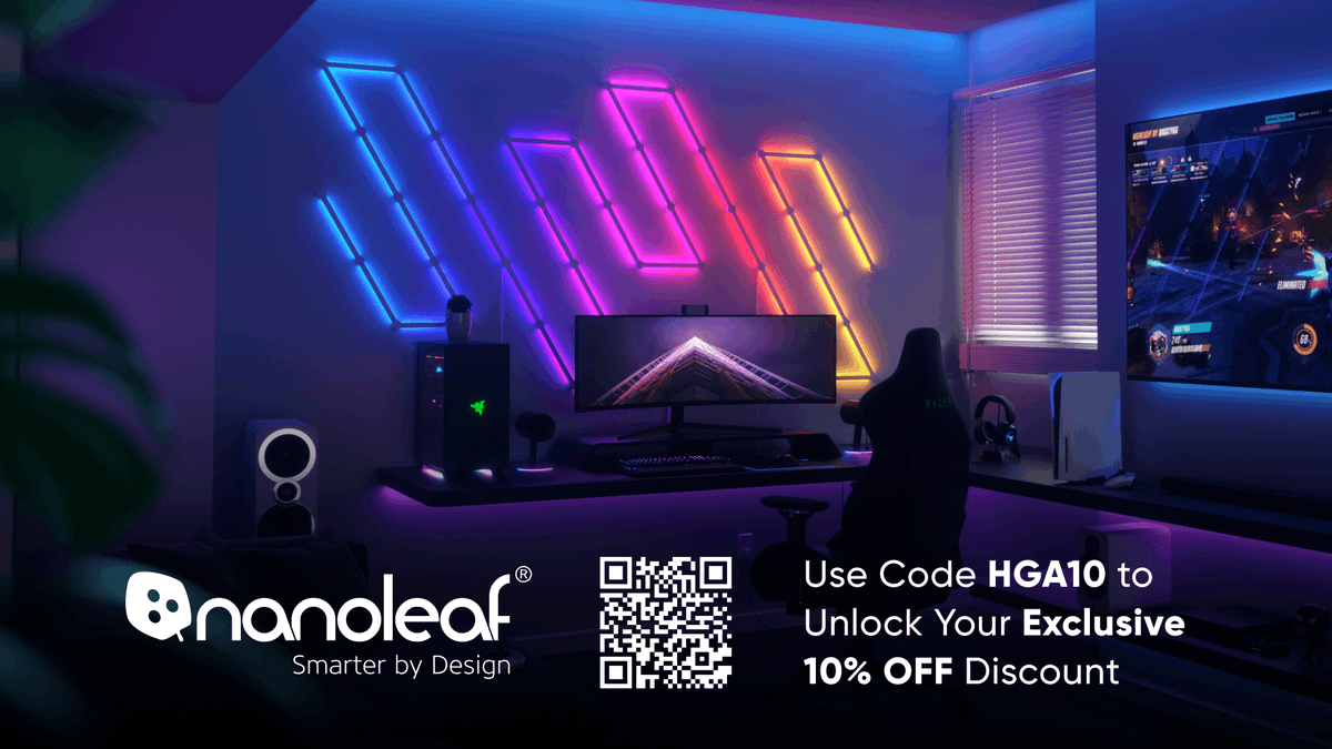 GAME TIME

Nanoleaf’s smart lights are the ultimate way to upgrade your desk and gaming setups, living spaces and entertainment areas.

Brought to you by <a href="/nanoleaf/">Nanoleaf</a>. Use CODE HGA10 for 10% off your purchase!

WATCH LIVE: twitch.tv/hgaesports