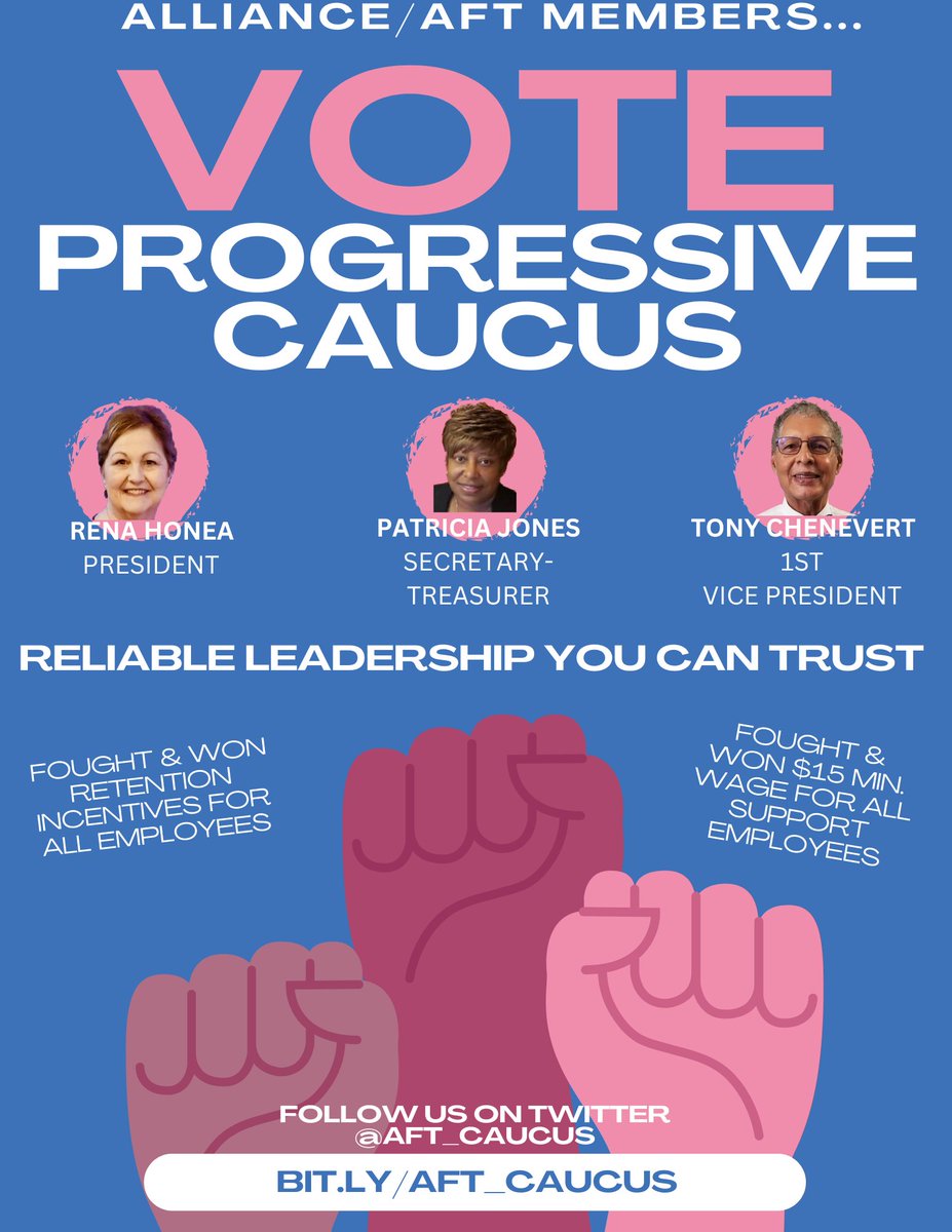 Want to learn more about the Dallas Alliance Progressive Caucus? Check out our website! bit.ly/AFT_Caucus