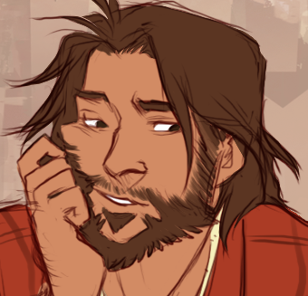 PugCrumbs's tweet photo. Cassidy, but it's just thumbnails from all the art I have of him Making Faces at Ashe. #Overwatch2 #Overwatch https://t.co/glRePCAlci