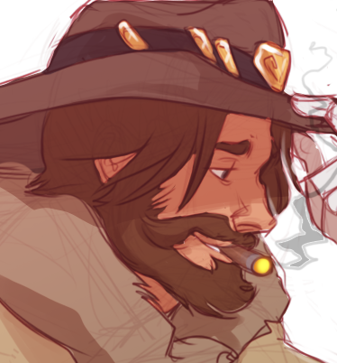 PugCrumbs's tweet photo. Cassidy, but it's just thumbnails from all the art I have of him Making Faces at Ashe. #Overwatch2 #Overwatch https://t.co/glRePCAlci