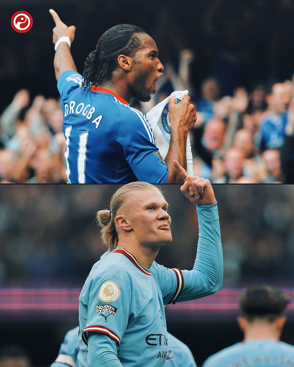 Squawka on Twitter "Erling Haaland has equalled Didier Drogba's best