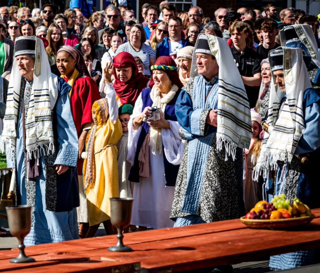 I got blocked by the @DeanofWorcs after commenting on a post of him and other dressed up as Rabbis in last century garb as the plot to kill Jesus for Worcester passion play that it wasn't very PC. He deleted the post but here they are.