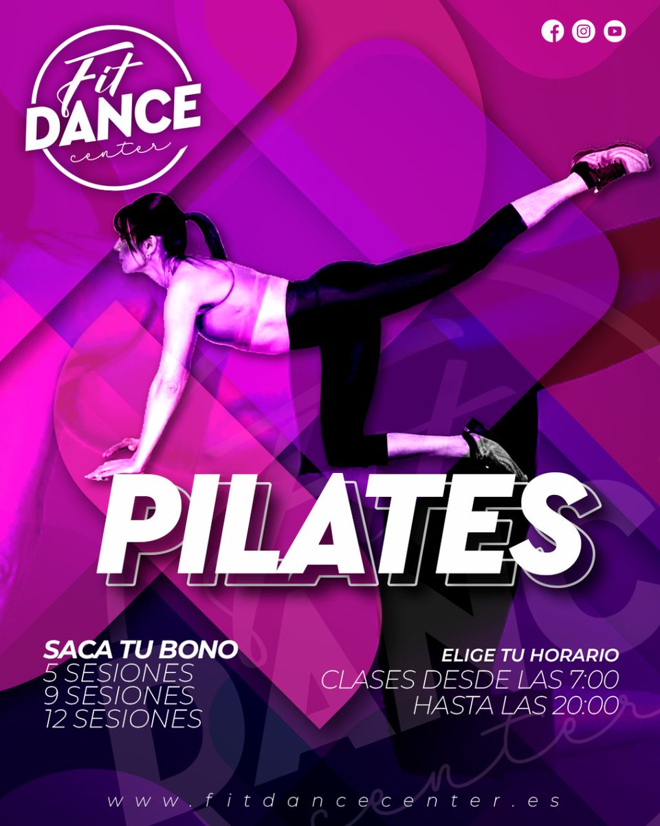 FitDanceCenter's tweet image. 🟣NUEVA CLASE🟣

🧘♂️PILATES🧘♀️

¡Saca tu bono de Sesiones o tu Bono Combi y Elige tu horario!

#fitdancecenter #nuevofdc #fdc #fitkidvalencia