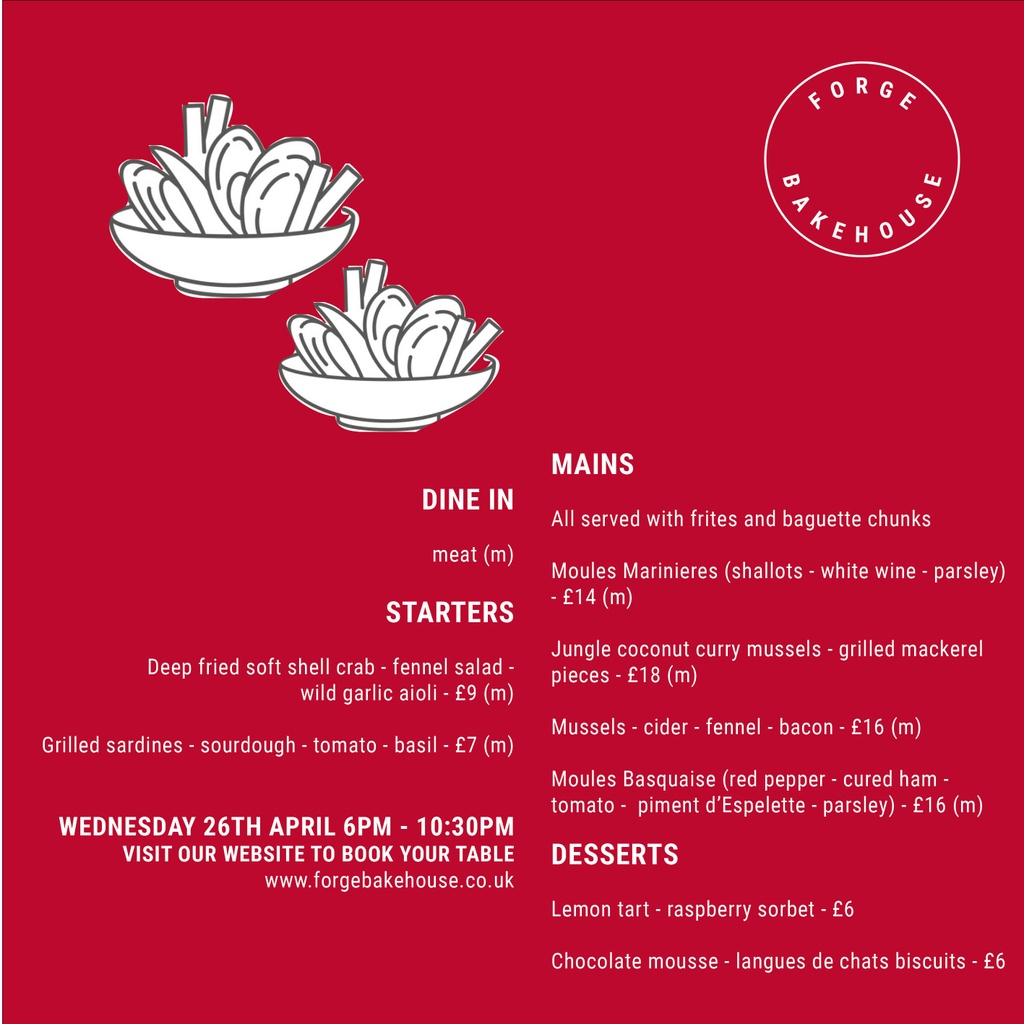 MORE TABLES HAVE BEEN RELEASED! 

Fear not if you missed out on a table int he first release, we have opened up our downstairs conservatory seating for Moules Frites night. 
.
.
.
#moulesfrites #dinner #restaurant #evening #foodie #local #supportlocal #sheffieldfoodie #sheffield
