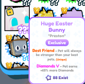 I got the Huge Easter Bunny!