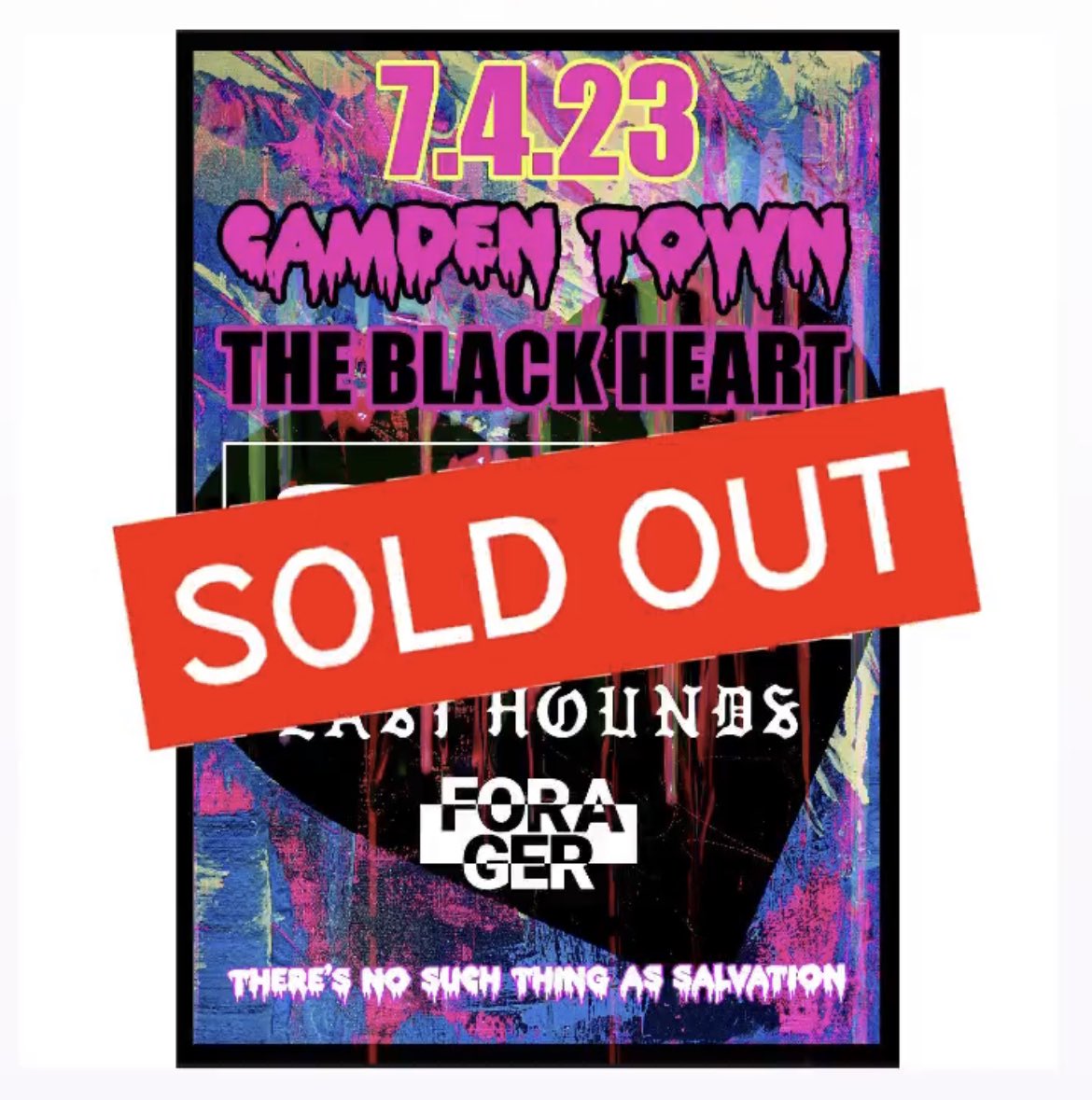 London you crazy fuckers!! Our 6th ever show and a fucking SELL OUT!!! Massive thank you to everyone involved in the show, friends, fans, bands and all the staff <a href="/ourblackheart/">The Black Heart</a> we fucking love you!! WOW! What a night. @forageruk <a href="/lasthounds/">Last Hounds</a> new music and all that comes with it ❤️‍🔥