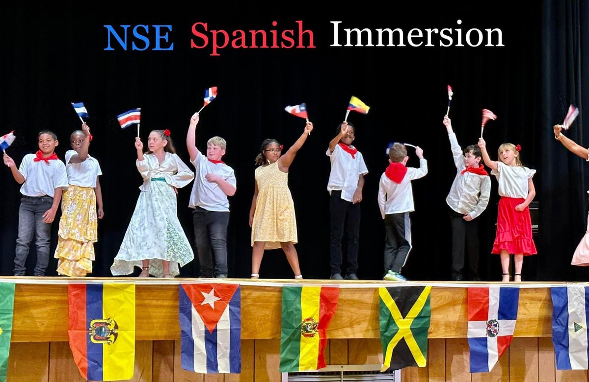 This week, the NSE Spanish Immersion program
showcased their talents for their families in an incredible series of grade level performances. Here are some performance highlights: youtu.be/OzT5cRgc_E8