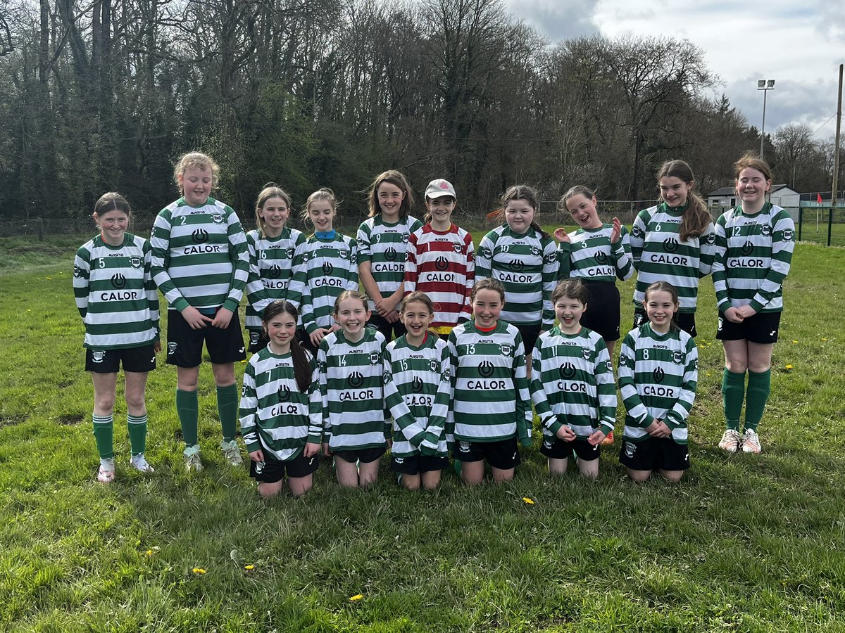 Kanturk_AFC's tweet photo. Kanturk AFC U12 girls v Lakewood 
#cwssl
Team sponsors 
@calorireland 
@EtarrantSons 
Club sponsor @DuconConcrete 
https://t.co/dIxXypJ3Rb https://t.co/mMUss9NIK6