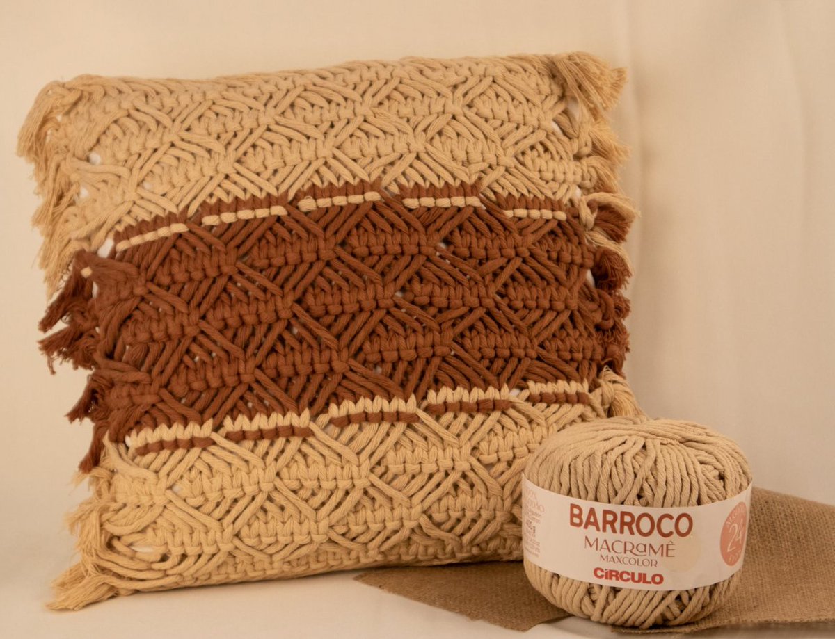 🤎 These boho-inspired pillows add a touch of natural beauty and cozy texture to any room. 🏠 Refresh your space and upgrade to the unique texture of macrame. 🙌 

#LoveMacrame #MacrameCord #HomeDecor #Macrame #TextureDesign #Fararti #KeepOnCrafting