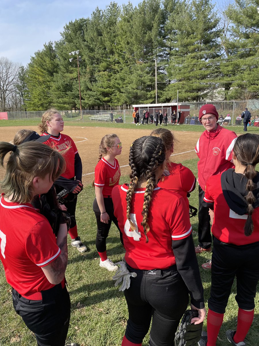 LionsAthletics's tweet photo. #LCSSBALL Lady Lions fall in a twinbill to Wes-Del 15-1, 13-1 https://t.co/iU3PraQxcp