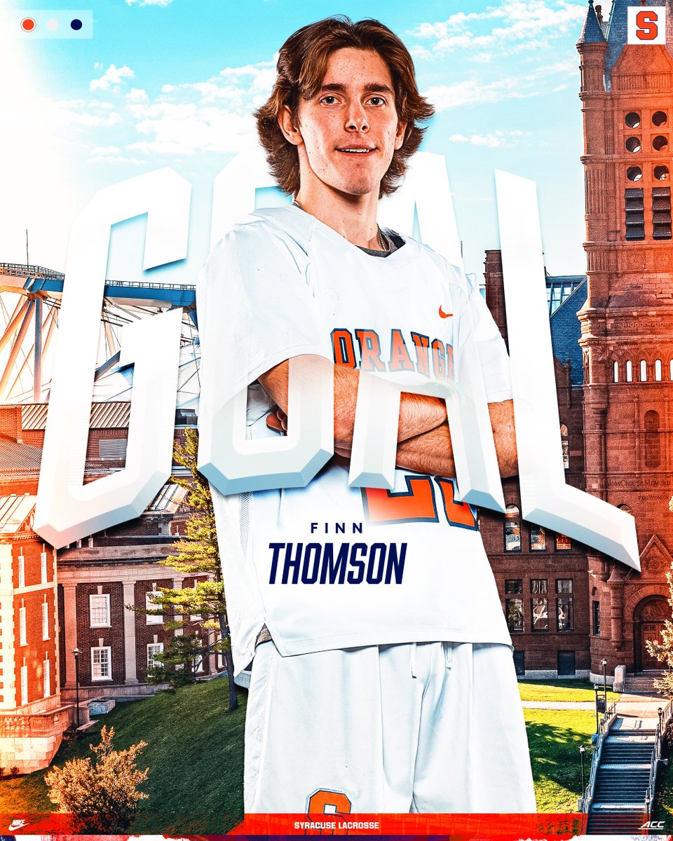 Syracuse Men’s Lacrosse on Twitter "Finn Thomson Third goal. Joey