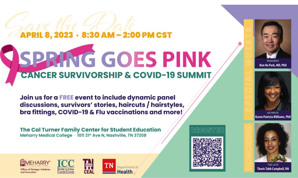 DeeCalhounSMHN's tweet photo. Free #SpringGoesPink Cancer Survivorship Summit
#Nashville #Tennessee
Cancers: Breast, Colorectal, Lung & Prostate
Dr. @TamrynGray
Palliative care (symptom management) should began upon cancer diagnosis & across cancer care continuum
#PatientCenteredCare
https://t.co/flBLDlRvjK https://t.co/do1Js2MOP9